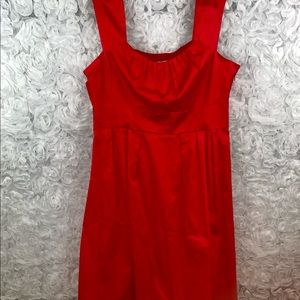 Julian Taylor NY Sleeveless Flare Dress in Red